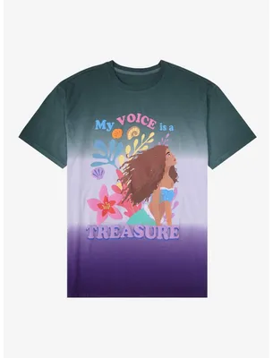 Disney The Little Mermaid Portrait Ombre Women's T-Shirt - A BoxLunch Exclusive
