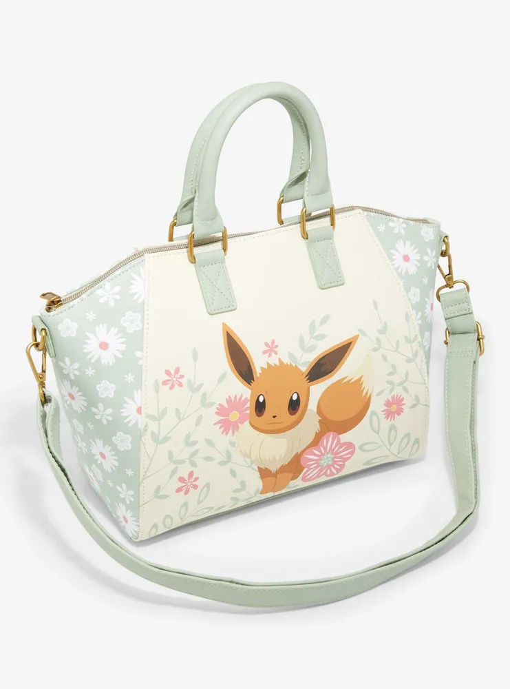 Loungefly Pokemon Eevee Floral Satchel Bag