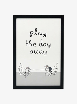 Disney 101 Dalmatians "Play the Day Away" Framed Wood Wall Decor