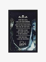 Corpse Bride With This Hand Framed Wood Wall Decor