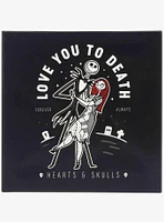 Disney The Nightmare Before Christmas Jack & Sally Love You to Death Canvas Wall Decor