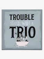 Disney The Nightmare Before Christmas Trouble Starts with a Trio Canvas Wall Decor