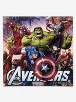 Marvel Avengers Characters in Action Canvas Wall Decor