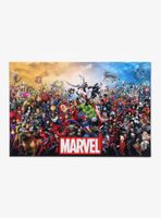 Marvel Character Collage Canvas Wall Decor