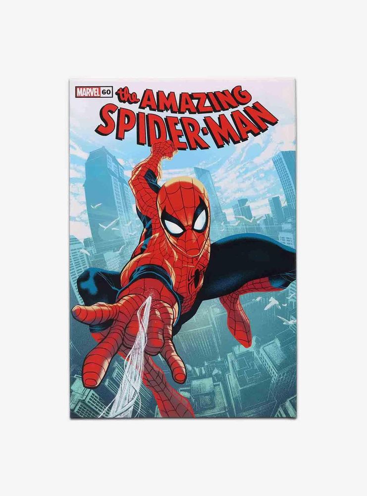 Marvel The Amazing Spider-Man Over City Canvas Wall Decor