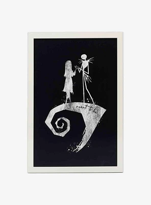 Disney The Nightmare Before Christmas Jack & Sally Meant to Be Canvas Wall Decor