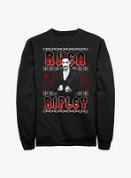 WWE Rhea Ripley Ugly Christmas Sweatshirt