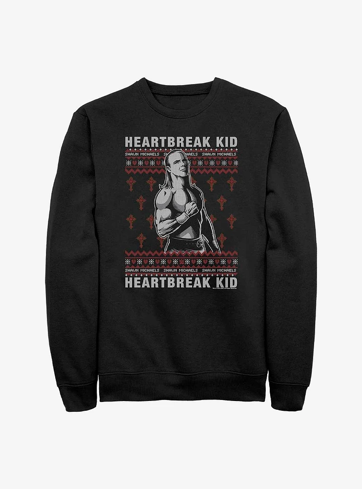 WWE Shawn Michaels Ugly Christmas Sweatshirt