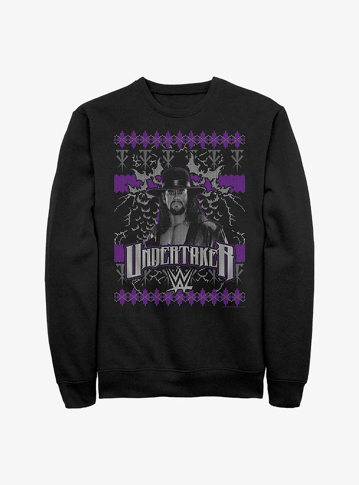 WWE The Undertaker Mark Calaway Ugly Christmas Sweatshirt