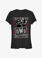 WWE New World Order Ugly Christmas Girls T-Shirt