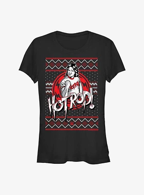 WWE Roddy Piper Ugly Christmas Girls T-Shirt