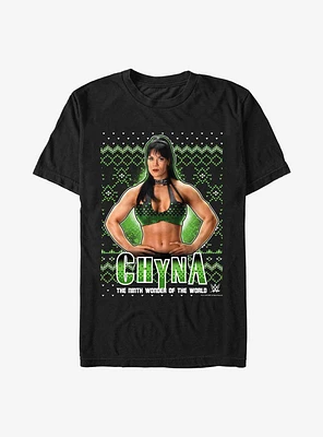 WWE Chyna Ninth Wonder Ugly Christmas T-Shirt