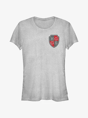 Heartstopper Harvey Greene Grammar School Pocket Crest Girls T-Shirt