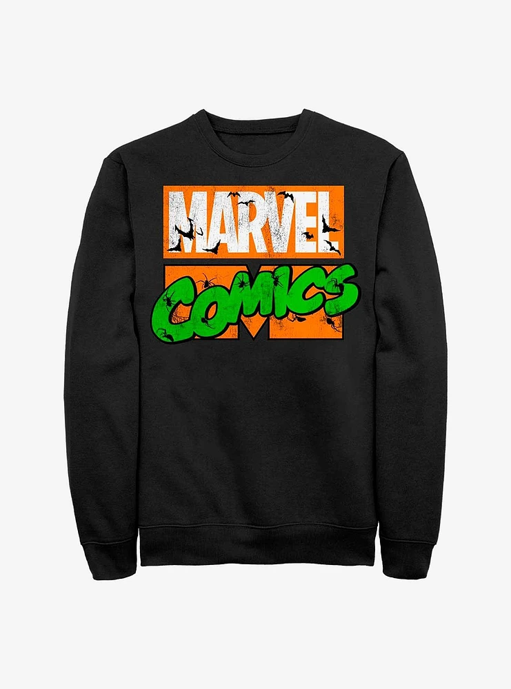 Marvel Comics Spooky Logo Sweatshirt