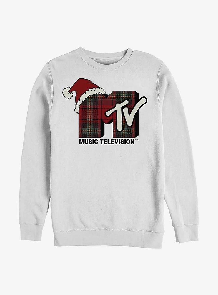 MTV Plaid Christmas Sweatshirt