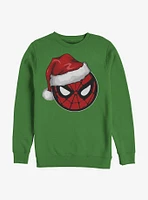 Marvel Spider-Man Spidey Santa Hat Sweatshirt