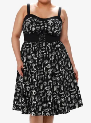 Social Collision Animal Anatomy Retro Swing Dress Plus Size