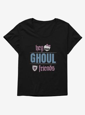 Monster High Hey Ghoul Friends Womens T-Shirt Plus