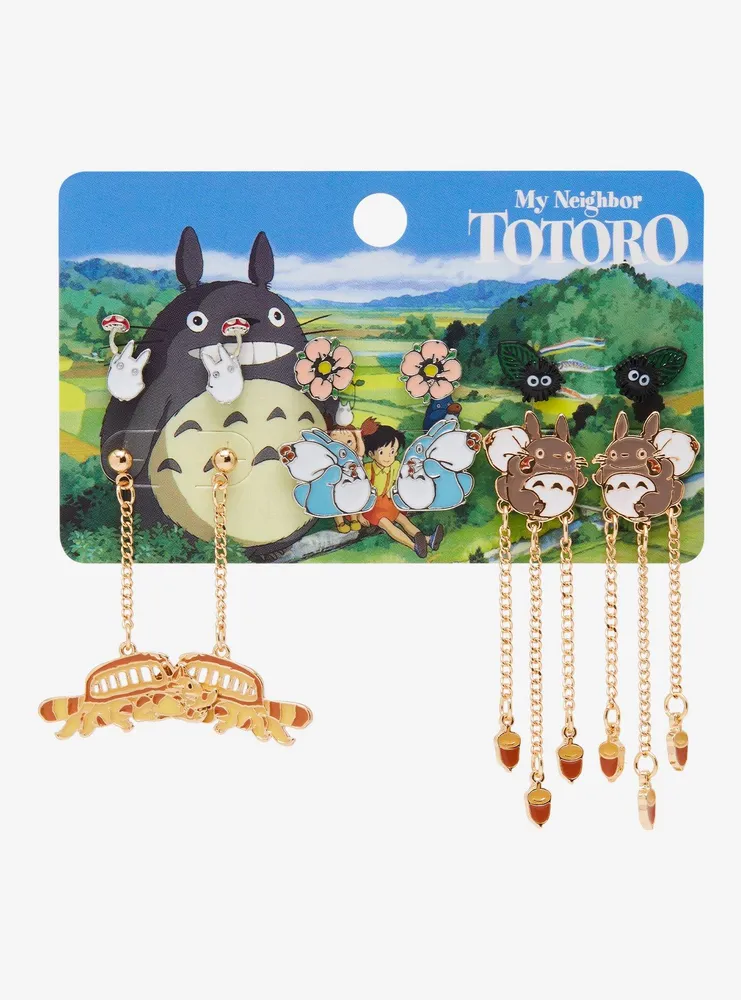 Studio Ghibli My Neighbor Totoro Characters Earring Set