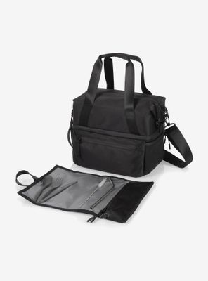 Tarana Carbon Black Insulated Lunch Bag