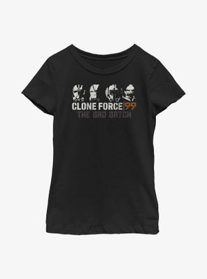 Star Wars: The Bad Batch Helmet Lineup Youth Girls T-Shirt