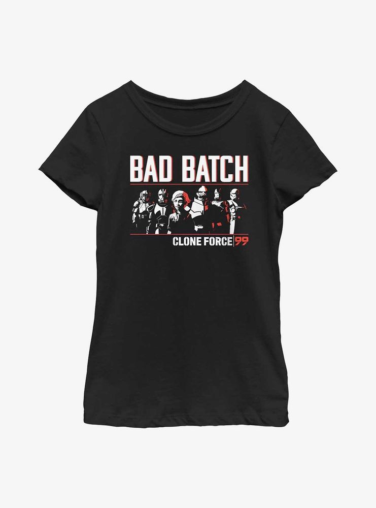 Star Wars: The Bad Batch Lineup Youth Girls T-Shirt