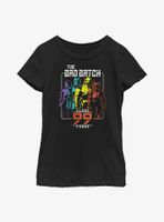 Star Wars: The Bad Batch Rainbow Clones Youth Girls T-Shirt