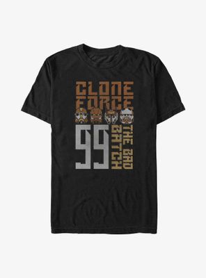 Star Wars: The Bad Batch Clone Force 99 T-Shirt