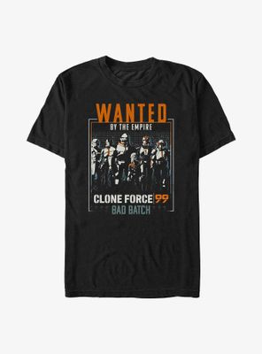 Star Wars: The Bad Batch Wanted Clones T-Shirt