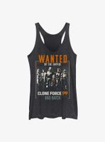 Star Wars: The Bad Batch Wanted Clones Womens Tank Top