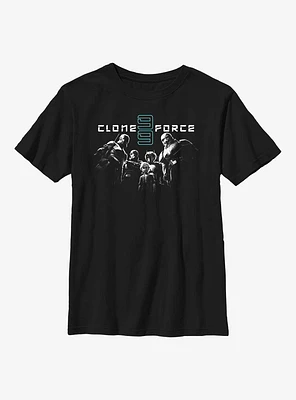 Star Wars: The Bad Batch Peering Over Youth T-Shirt