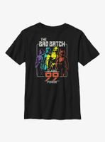 Star Wars: The Bad Batch Rainbow Clones Youth T-Shirt