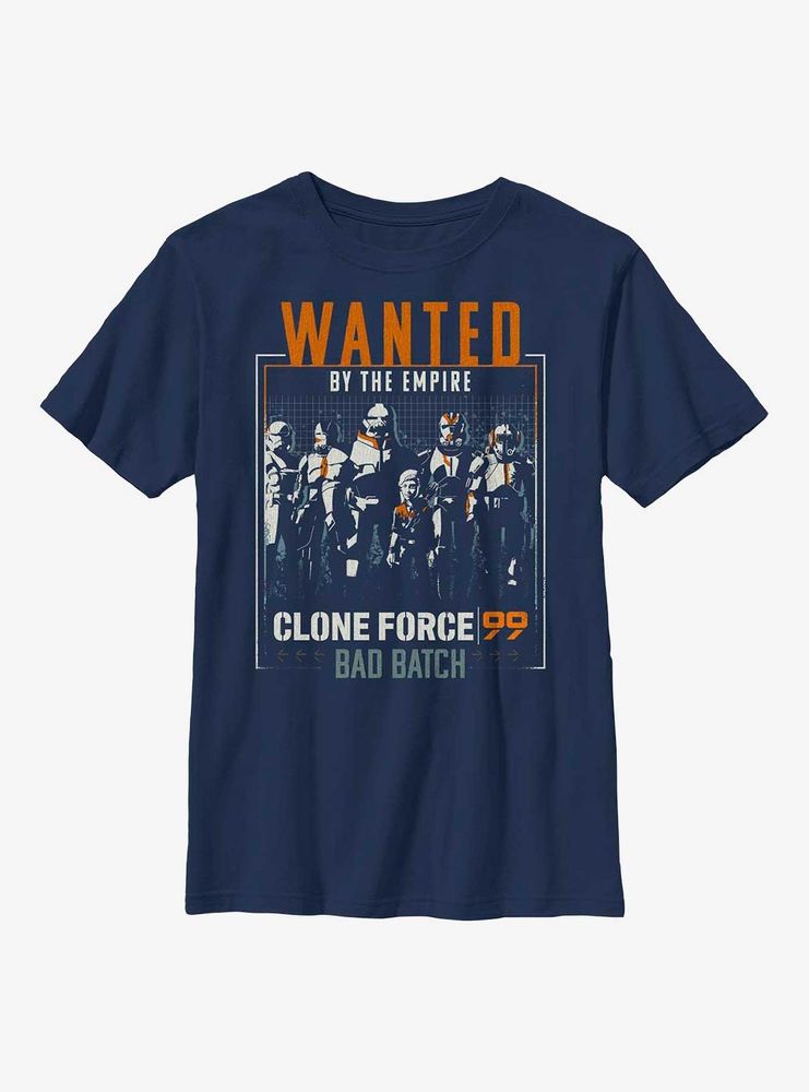 Star Wars: The Bad Batch Wanted Clones Youth T-Shirt