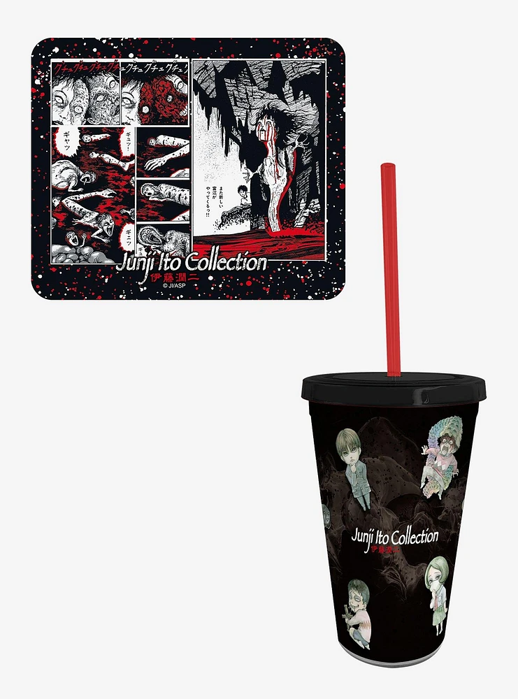 Junji Ito Mousepad & Tumbler With Straw Set