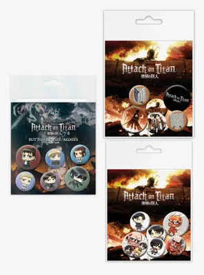 Attack On Titan Pin Set