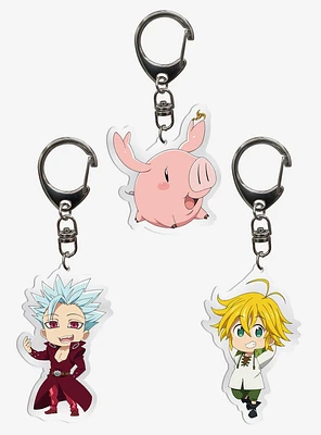 The Seven Deadly Sins Keychain Set