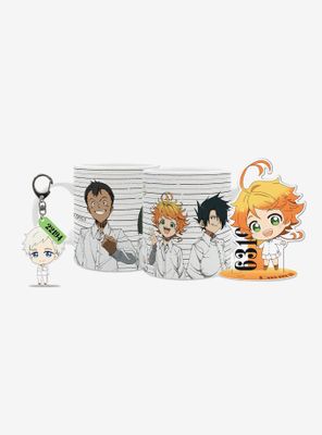 The Promised Neverland Gift Box Mug Features Emma, Ray, Norman, Don, And Gilda