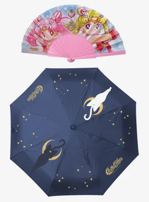Sailor Moon Umbrella & Fan Set