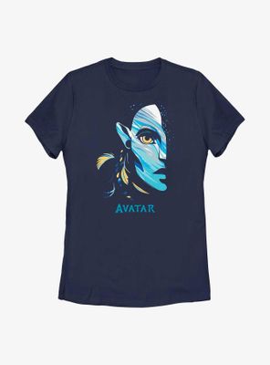 Avatar: The Way Of Water Half Face Womens T-Shirt