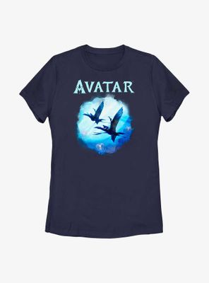 Avatar: The Way Of Water Dual Banshee Riders Womens T-Shirt
