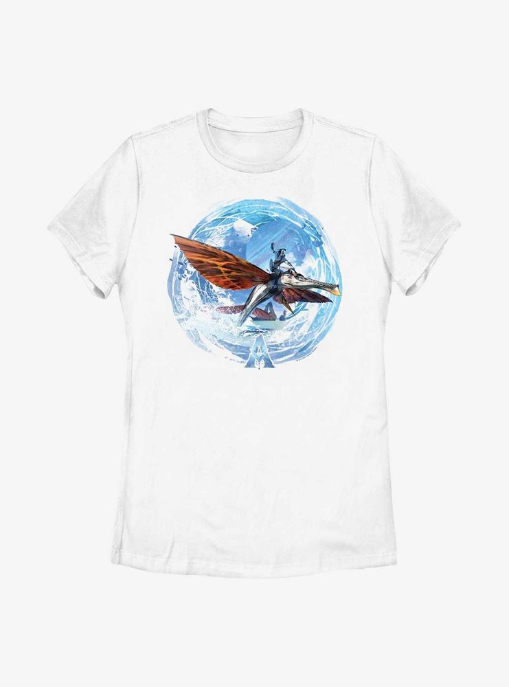 Avatar: The Way Of Water Circle Frame Womens T-Shirt