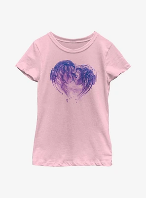 Avatar: The Way Of Water Avatar Faces Jake & Neytiri Youth Girls T-Shirt