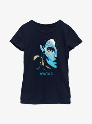 Avatar: The Way Of Water Half Face Youth Girls T-Shirt