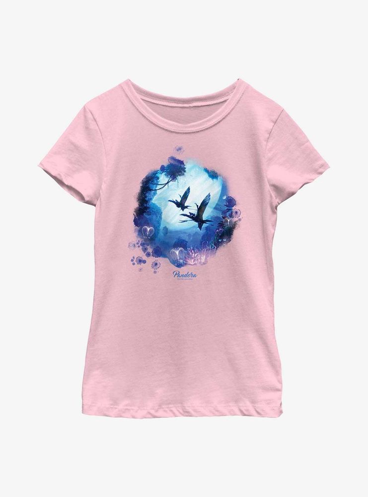 Avatar: The Way Of Water Pandora Moon Youth Girls T-Shirt
