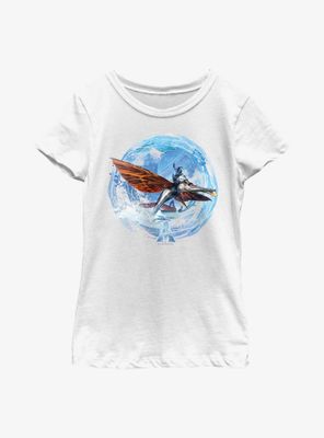 Avatar: The Way Of Water Circle Frame Youth Girls T-Shirt