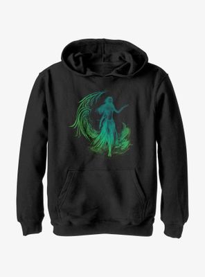 Avatar: The Way Of Water Watercolor Avatar Lady Youth Hoodie