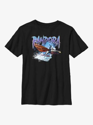 Avatar: The Way Of Water Pandora Banshee Rider Youth T-Shirt