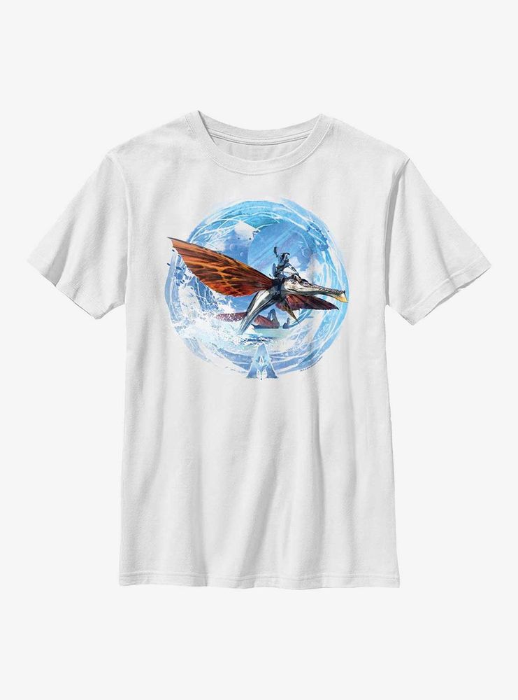 Avatar: The Way Of Water Circle Frame Youth T-Shirt