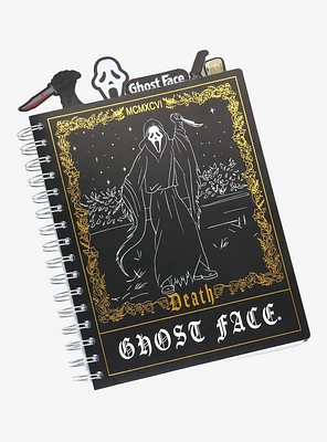 Ghost Face Tarot Card Tabbed Journal