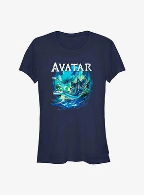 Avatar: The Way of Water Underwater Tulkun Girls T-Shirt